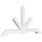 Ekena Millwork Vanguard Architectural Grade PVC Gable Bracket, 72"W x 36"H x 4"D x 4"F, 12/12 Pitch GBP072X36X0404VAN00 - alternate 1
